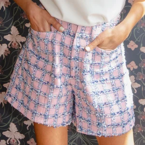 Short Legally Blonde | Pink sparkling check | Studio Amaya x Poespas