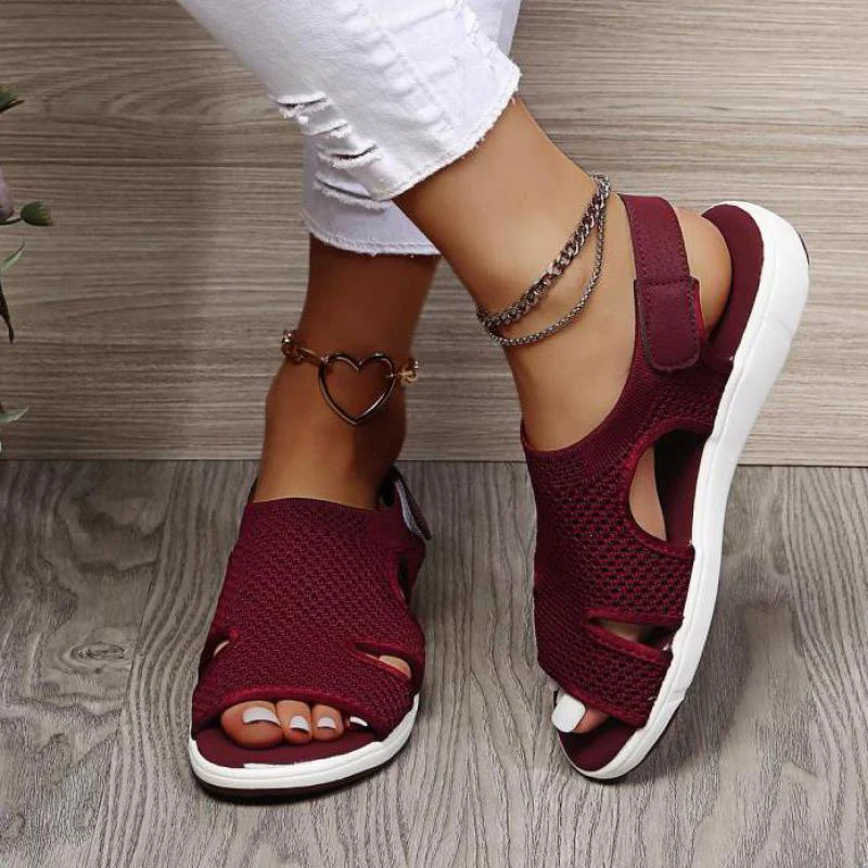 Ademend Verstelbare Mesh-Sandalen voor Dames – Comfortabele Zomerschoenen - Afbeelding 8