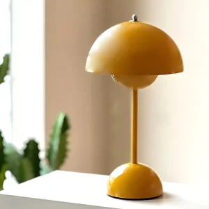 BloomGlow - Oplaadbare Draagbare Bloempot Tafellamp met Aanraakdimmer voor Nachtkastje | Stijlvolle Verlichting voor Thuis