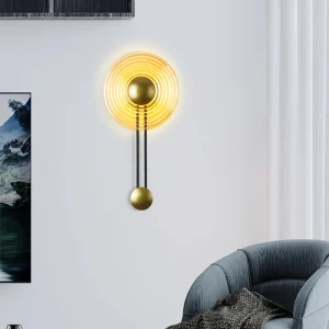 CircaGlow - Moderne LED wandlamp met cirkelvormig ontwerp en arm
