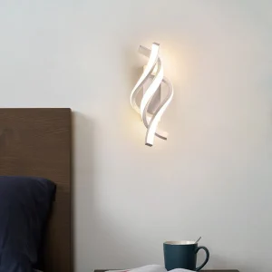 SpiraGlow - Eigentijdse Spiraal LED Wandlamp met 1 Lichtpunt | Moderne Verlichting