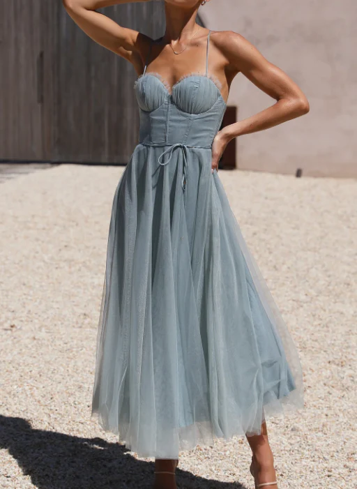 Alina Mouwloze Midi Jurk | Stijlvolle en Comfortabele Jurk voor Elke Gelegenheid - Afbeelding 6