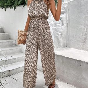 StyleIcon - Mouwloze Jumpsuit met Ophangende Halsband | Trendy en Elegant