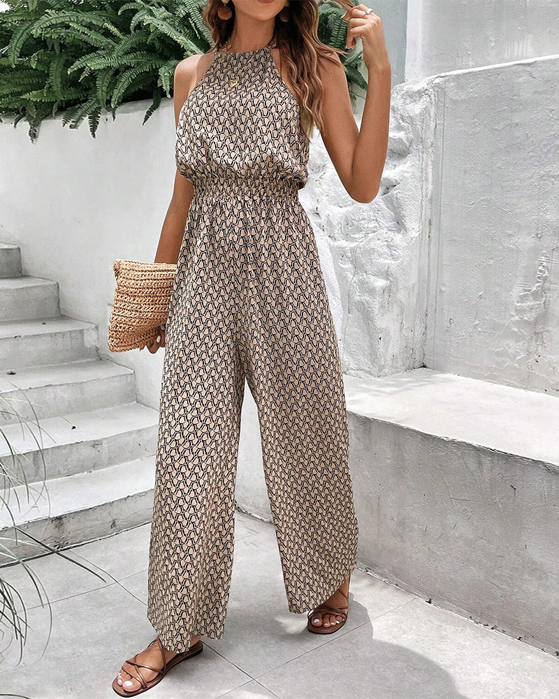 StyleIcon - Mouwloze Jumpsuit met Ophangende Halsband | Trendy en Elegant - Afbeelding 2