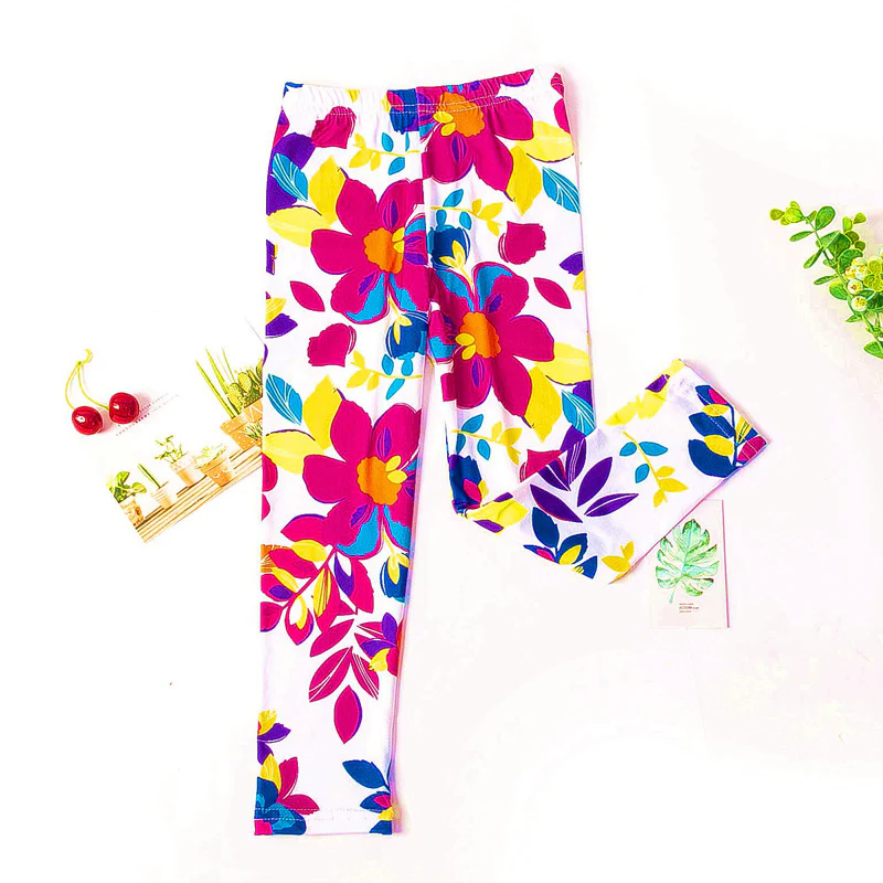 Legging met bloemenprint voor kinderen