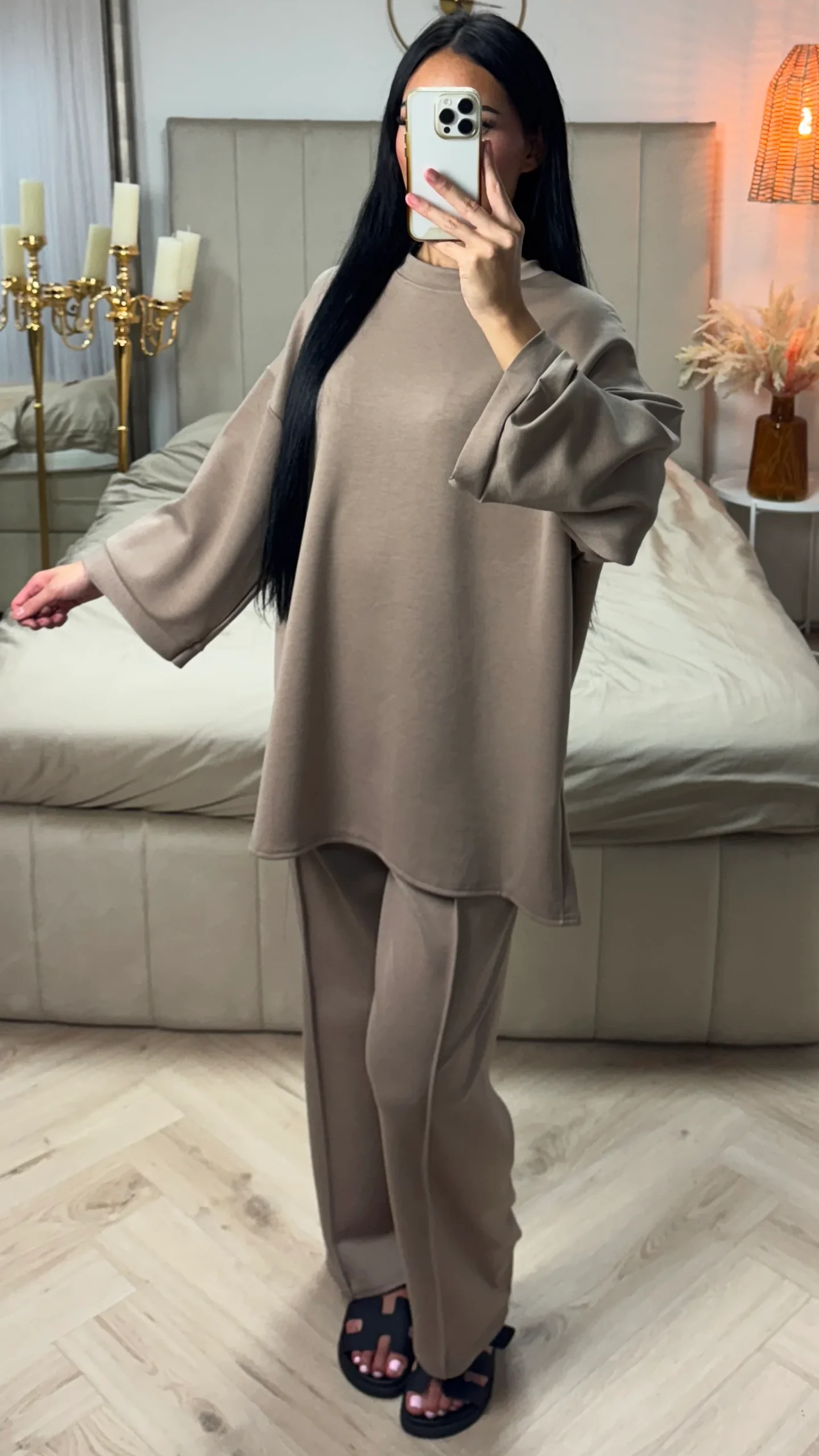 Oversized Two-Piece Set met Wijde Mouwen - Afbeelding 4