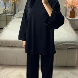 Oversized Two-Piece Set met Wijde Mouwen