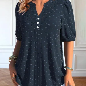 Elegante Blouse met Patronen | Stijlvolle Damesblouse voor Elke Gelegenheid