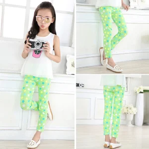 Stretch legging met sterren print