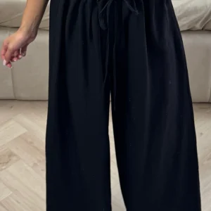 Wijde Broek met Kralendetail – Viscoseblend