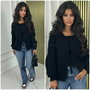 3 Ties Basic Cardigan 6072