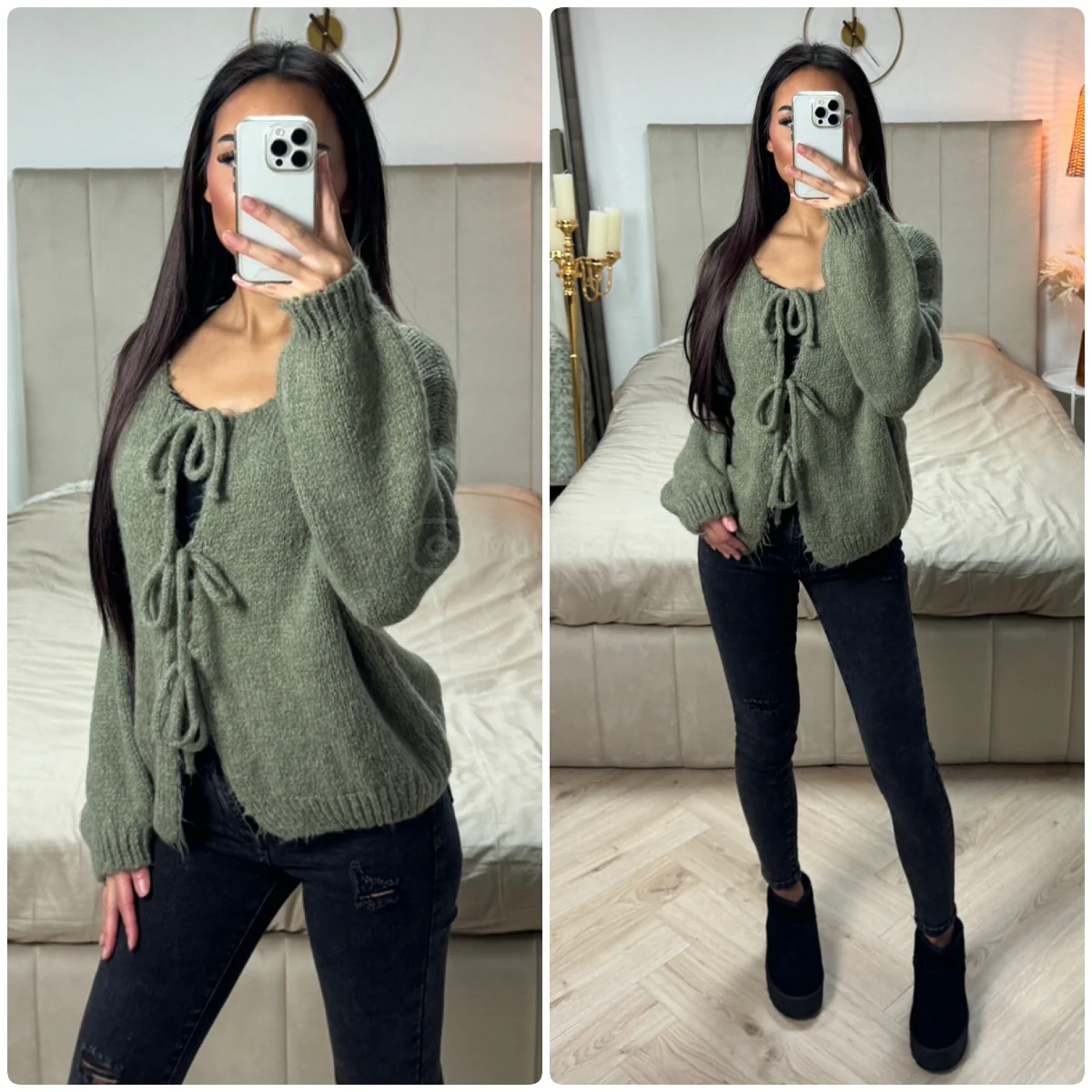 3 Ties Basic Cardigan 6072 - Afbeelding 9