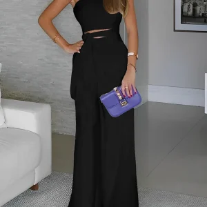 Eliana - Elegante Gestructureerde Jumpsuit | Stijlvol en Modern Design