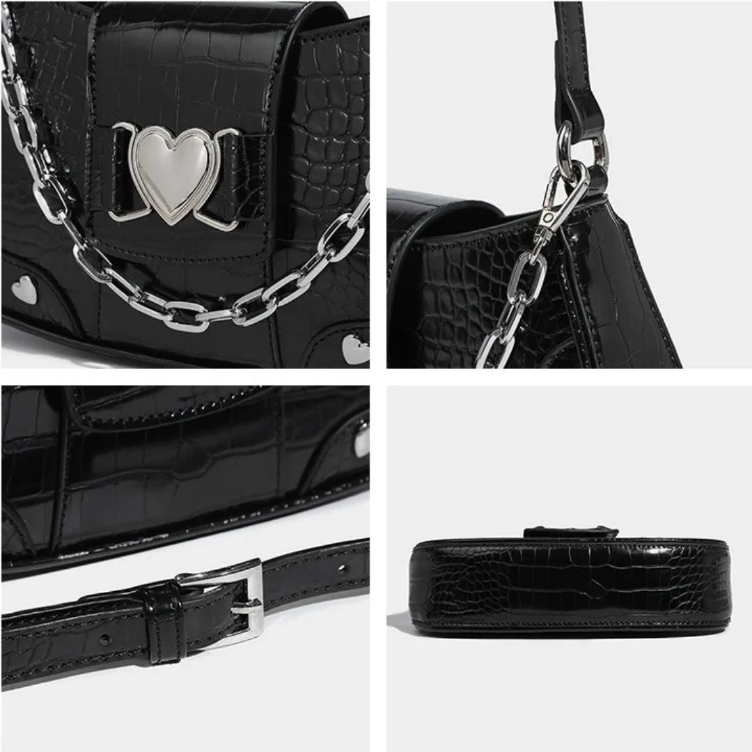 Ella - Vegan Leren Schoudertas voor Dames | Stijlvolle en Duurzame Crossbody Tas - Afbeelding 5