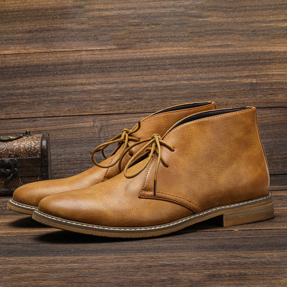 Vintor - Klassieke Heren Desert Boots in Vintage Stijl | Tijdloos en Stijlvol - Afbeelding 2
