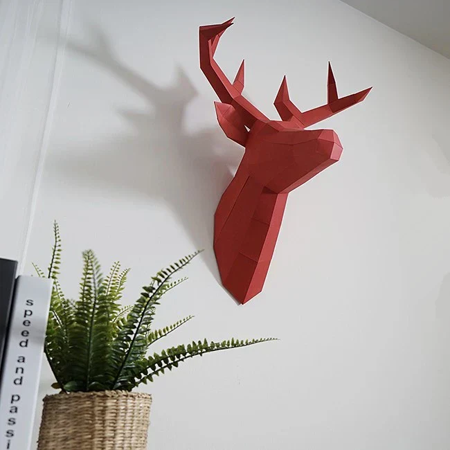 NobleAntler - Antilopenkop Wanddecoratie | Stijlvolle Dierenkop voor Thuis - Afbeelding 3