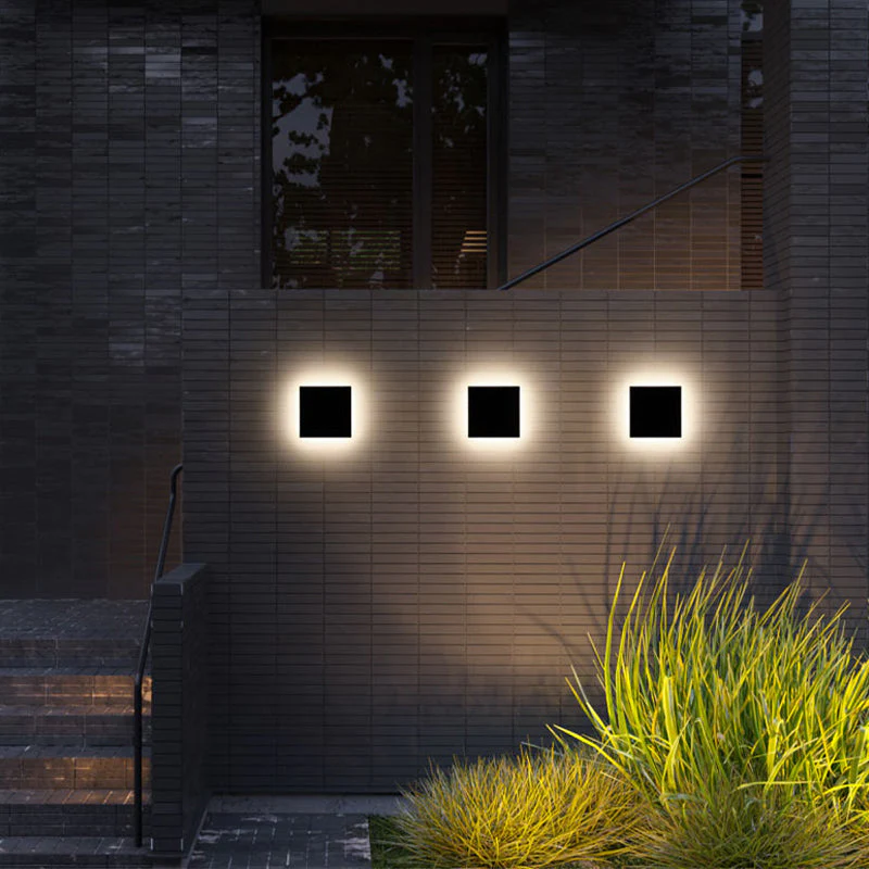 LumiOrr - Minimalistische LED Wandlamp Zwart Metaal voor Tuin en Hal - Afbeelding 8