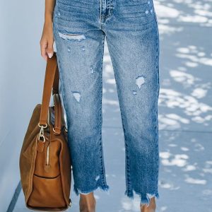 Klaudia's Gescheurde Jeans | Stijlvolle en Trendy Damesjeans