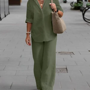 Bette - Comfortabel Linnen Zomerset voor Dames | Ademend en Stijlvol Outfit