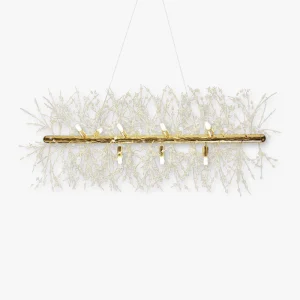 Moderne LED Hanglamp - Wit en Goud Metalen Designlamp voor Woonkamer en Eetkamer