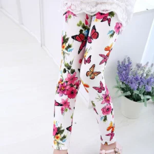 Legging met vlinderprint voor kinderen
