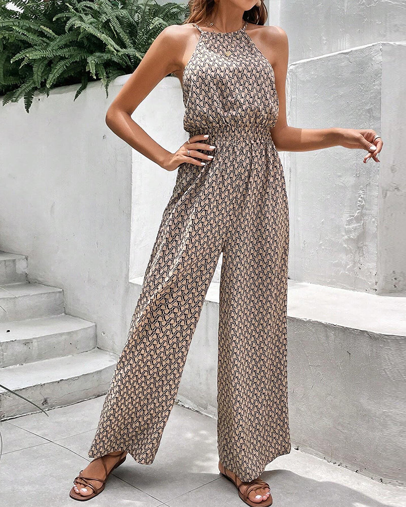 StyleIcon - Mouwloze Jumpsuit met Ophangende Halsband | Trendy en Elegant - Afbeelding 7