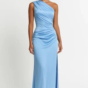 Avondjurk met Één Schouder | Getailleerde Lange Pasvorm | Elegante Split