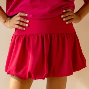 Balloonfit skirt Rhea | Raspberry | Refined Department