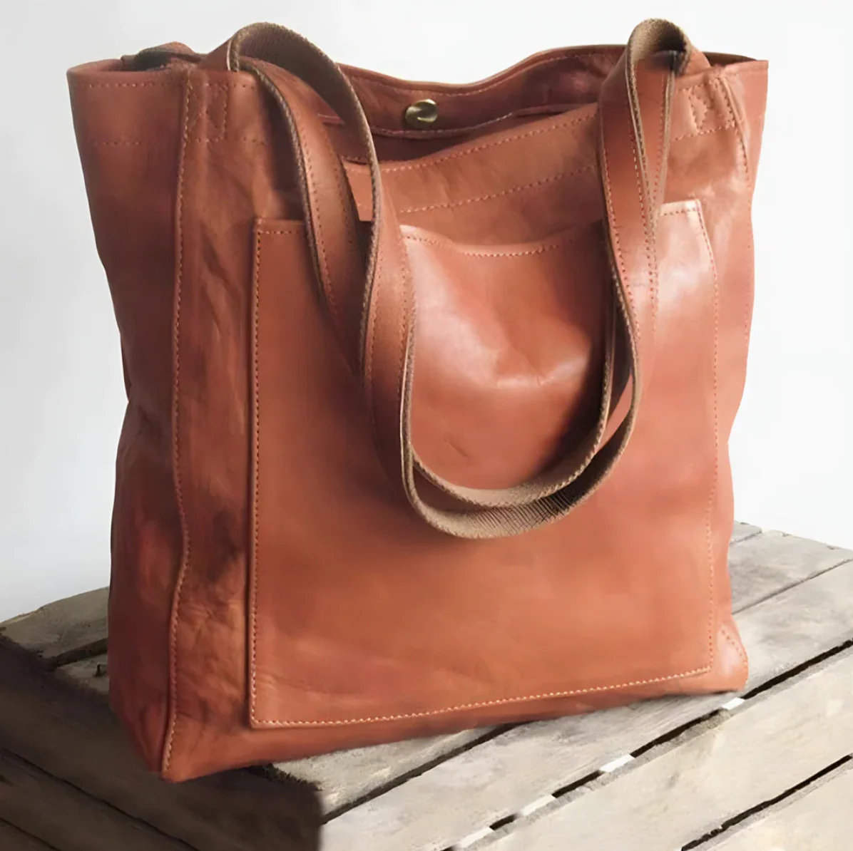 Veronique - Handgemaakte Stijlvolle Leren Tas | Luxe en Functionaliteit - Afbeelding 2