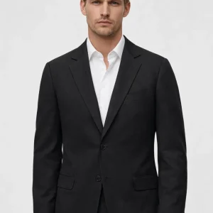 Blazer Heren - Getailleerd Jasje met Brede Revers en Knoopsluiting | Elegant