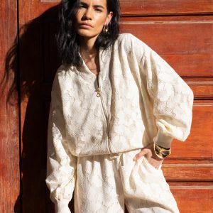 Bomber Meadow | Beige | Amaya Amsterdam