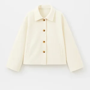 Cropped Damesjack | Minimalistisch Knopenontwerp | Tijdloos en Elegant