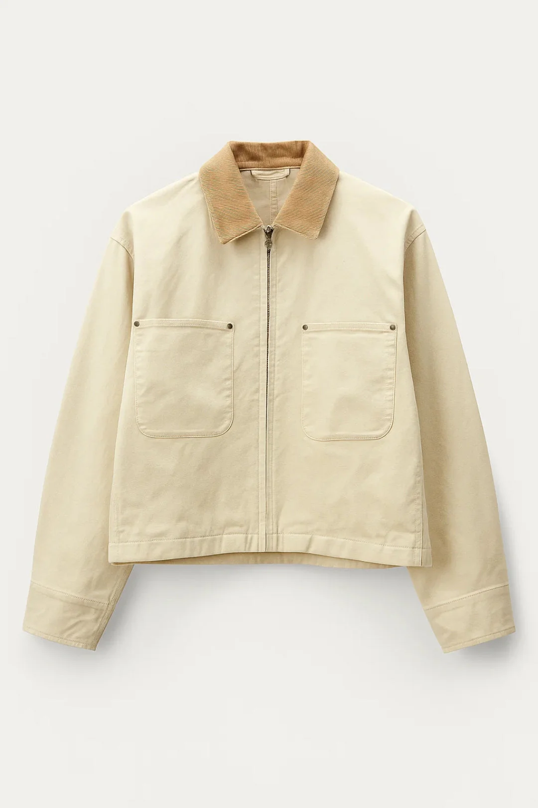 Cropped Damesjasje | Minimalistisch Ontwerp met Ritssluiting | Eigentijds en Veelzijdig - Afbeelding 4