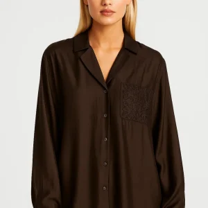 Damesblouse | Losvallend Model met Knoopsluiting | Minimalistische Elegantie