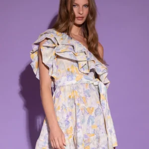 Dress Clover | Light blue | Amaya Amsterdam