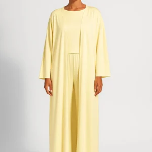 Driedelige Damesset | Losvallende Kimono met Top en Wijde Broek | Elegant en Comfortabel