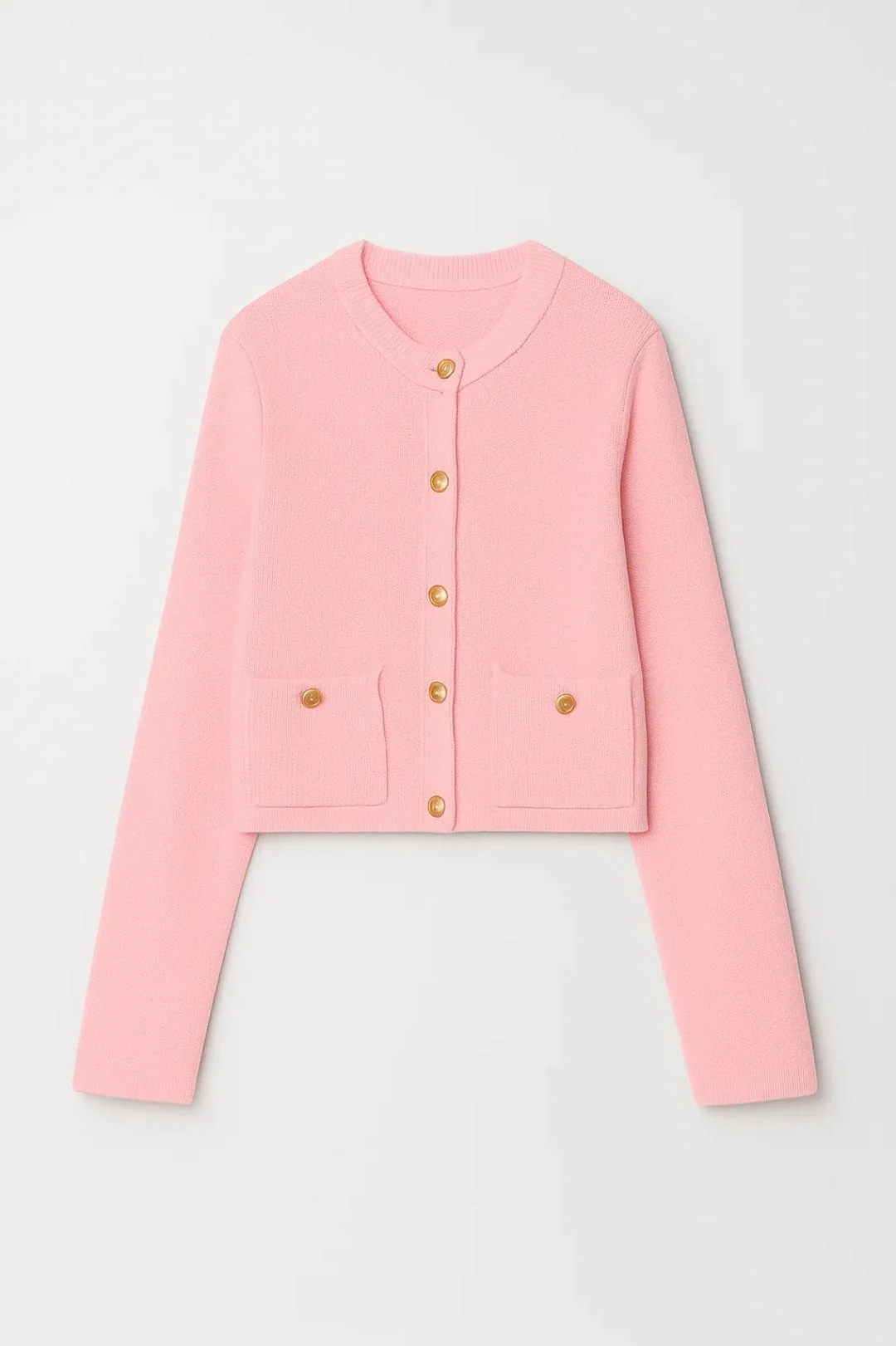 Vest Dames - Cropped Knoopvest met Gouden Knopen | Elegant - Afbeelding 6