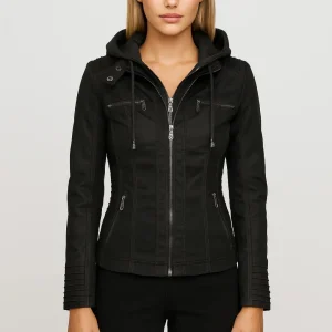 Bikerjas Dames | Getailleerd | Met Ritsdetails | All-Season | Comfortabele pasvorm | Geschikt voor dagelijks gebruik