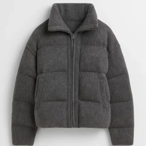 Gewatteerde Pufferjas Dames | Opstaande Kraag | Warm en Comfortabel