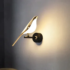 BirdLume - LED Vogel Wandlamp in Scandinavische Stijl