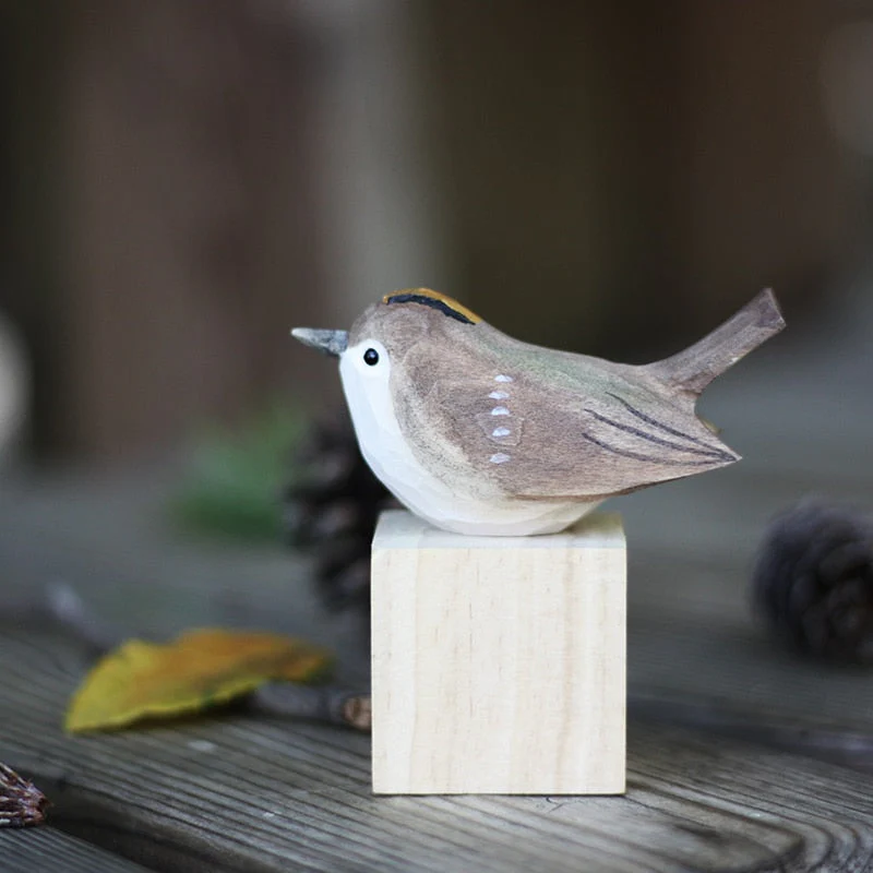 ScandiVogel - Scandinavische Houten Vogelbeeldjes | Decoratieve Houten Ornamenten voor Interieur - Afbeelding 8