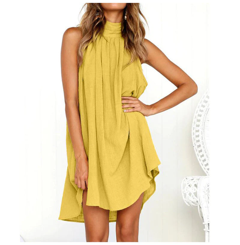 Mira - Elegante Halflange Zomerjurk | Stijlvolle Jurk voor Elke Gelegenheid - Afbeelding 5