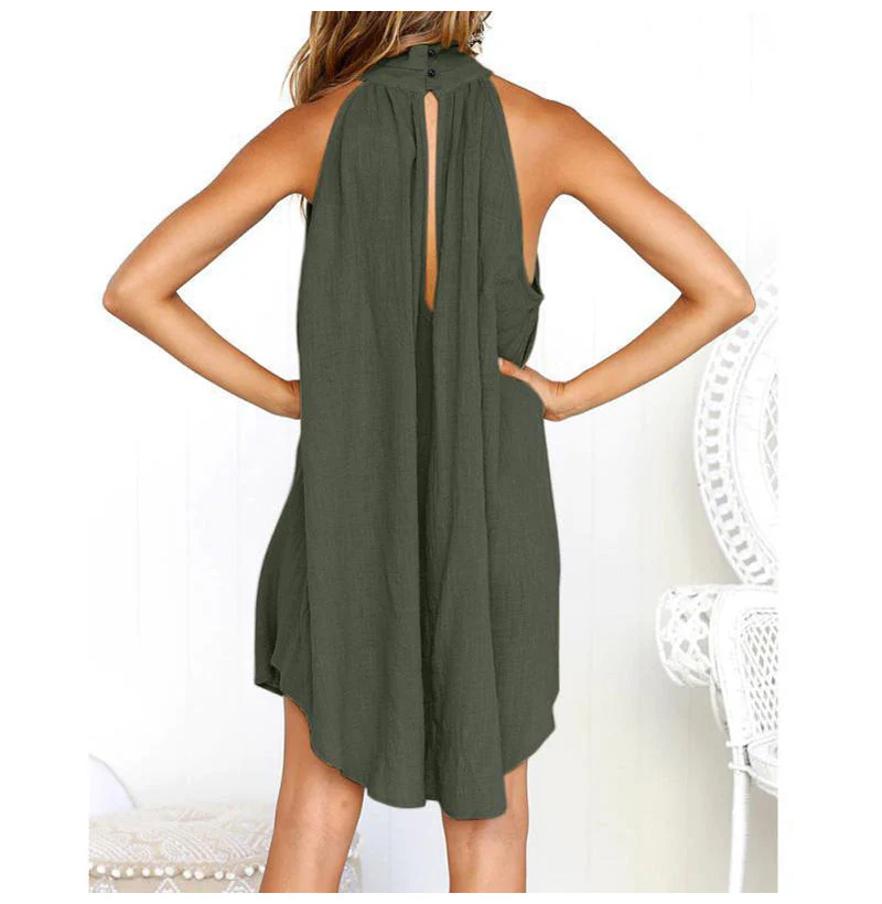 Mira - Elegante Halflange Zomerjurk | Stijlvolle Jurk voor Elke Gelegenheid - Afbeelding 3