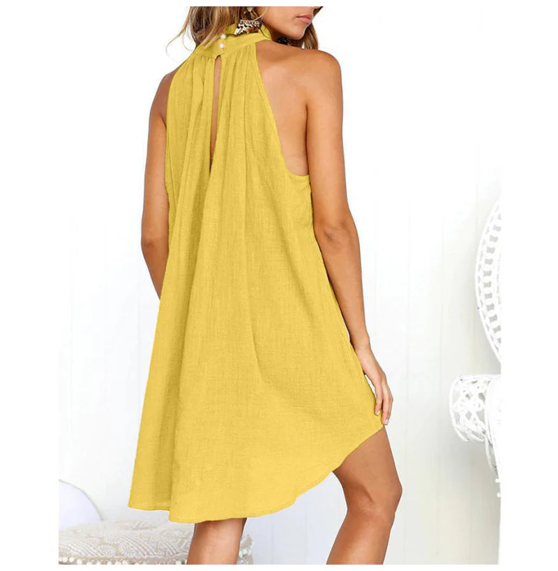 Mira - Elegante Halflange Zomerjurk | Stijlvolle Jurk voor Elke Gelegenheid - Afbeelding 2