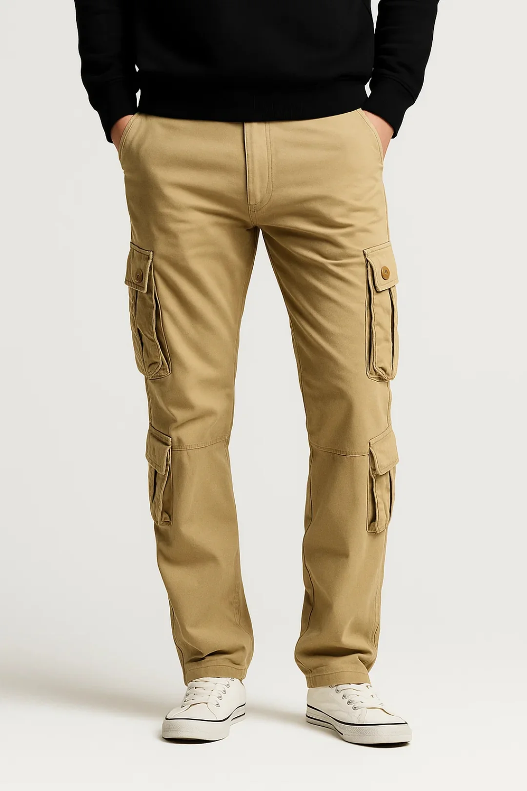 Cargobroek Heren | Praktische Zakken | Casual | All-Season | Comfortabele pasvorm