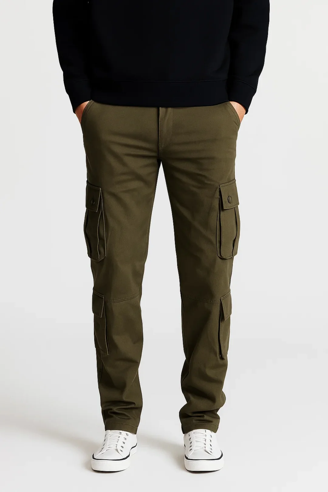 Cargobroek Heren | Praktische Zakken | Casual | All-Season | Comfortabele pasvorm - Afbeelding 4