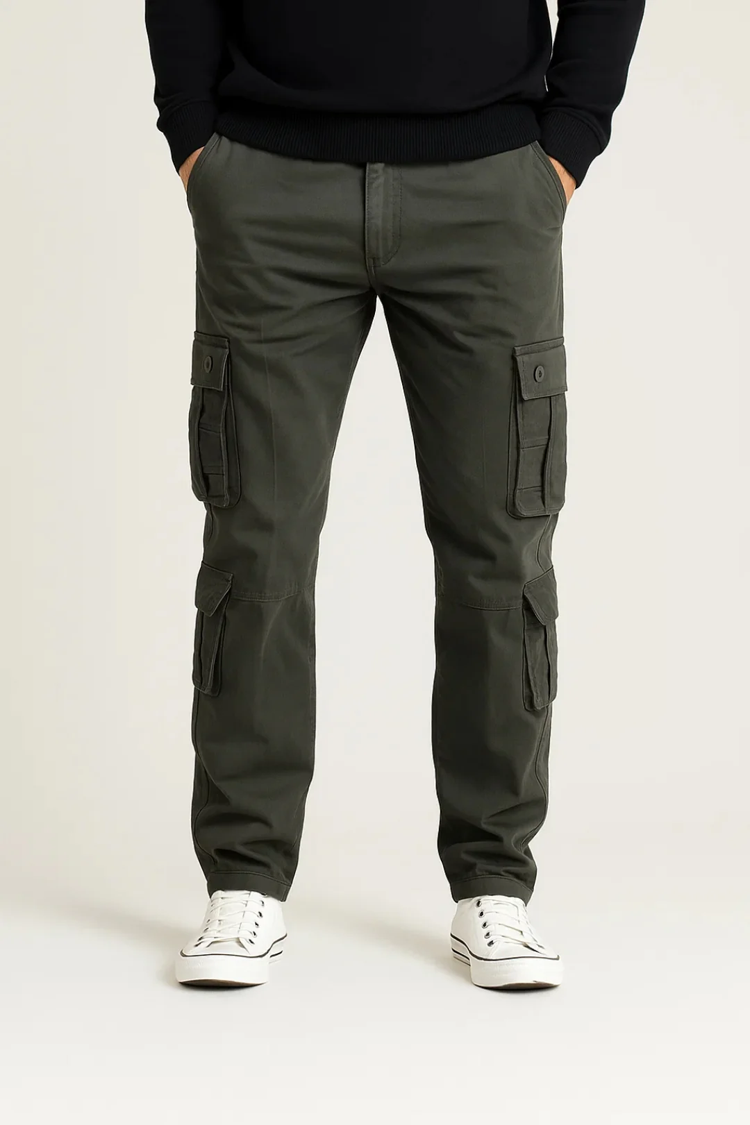 Cargobroek Heren | Praktische Zakken | Casual | All-Season | Comfortabele pasvorm - Afbeelding 5