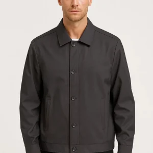 Tussenjas Heren - Strak Jack met Klassieke Kraag en Knoopsluiting | Casual