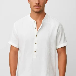 Shirt Heren | Korte Mouwen | Met Knoopsluiting | All-Season | Comfortabele pasvorm | Geschikt voor dagelijks gebruik