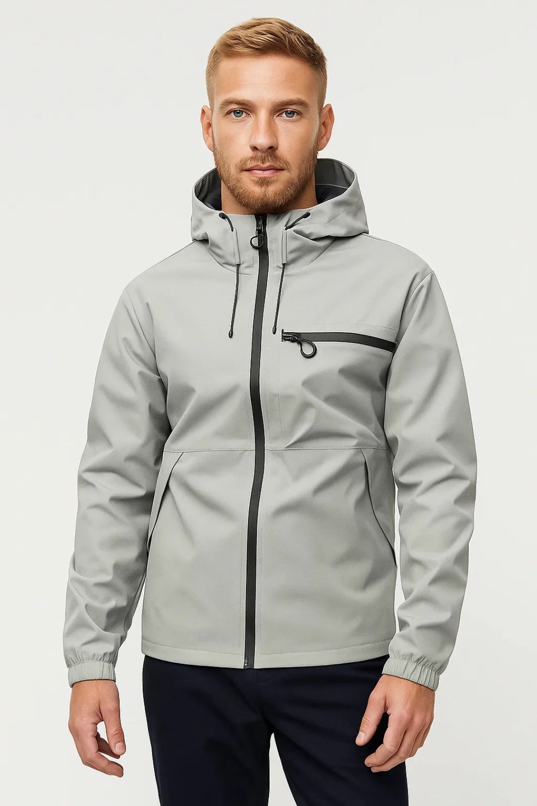 Zomerjas Heren - Lichtgewicht Zip Model met Capuchon | Casual - Afbeelding 4